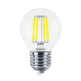 Lâmpada LED G45 6W E27 Transparente 3000K Braytron