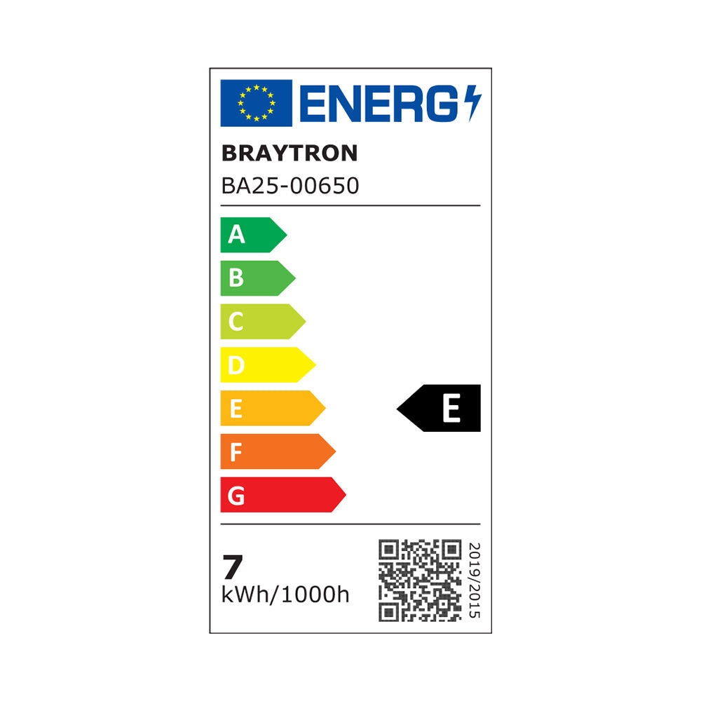 Lâmpada LED Spot 6,5W GU10 3D-PLS 3000K Braytron