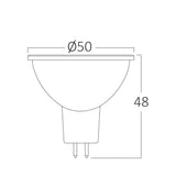 Lâmpada LED Spot 6,5W GU5.3 6500K Braytron