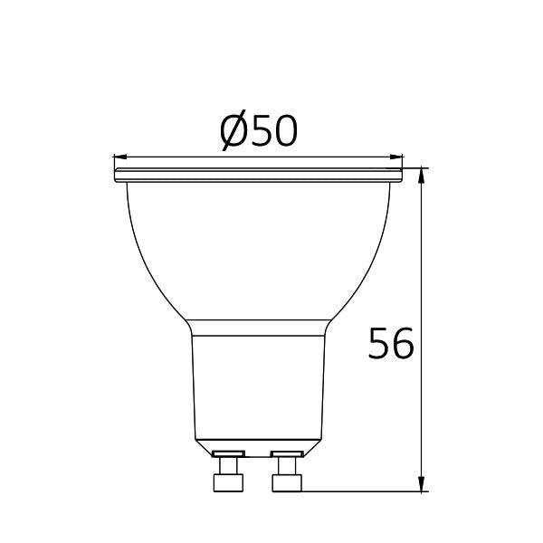 Lâmpada LED G10 6W 3020 4000K Dimerizável 220V Braytron