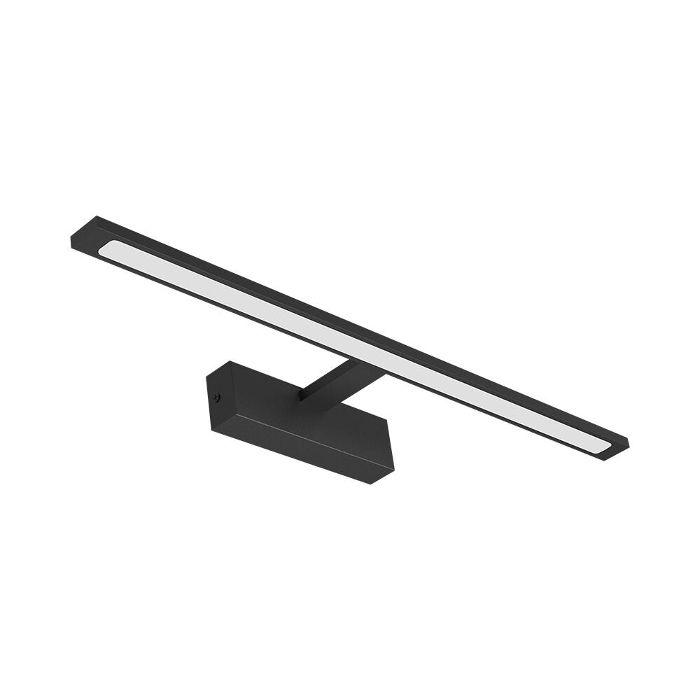 Luminária Braytron Aria 600 12W 3IN1 Preta IP44 para Espelho | Iluminação Regulável
