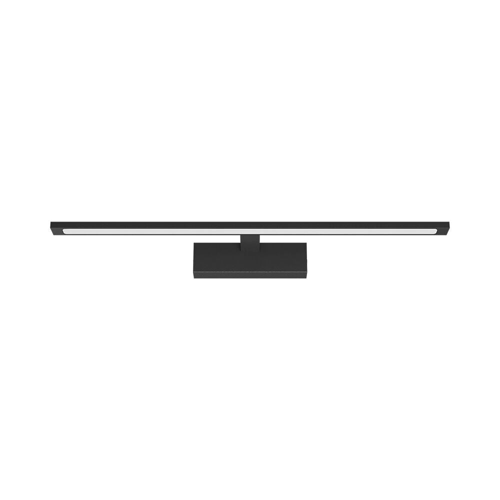 Luminária Braytron Aria 600 12W 3IN1 Preta IP44 para Espelho | Iluminação Regulável