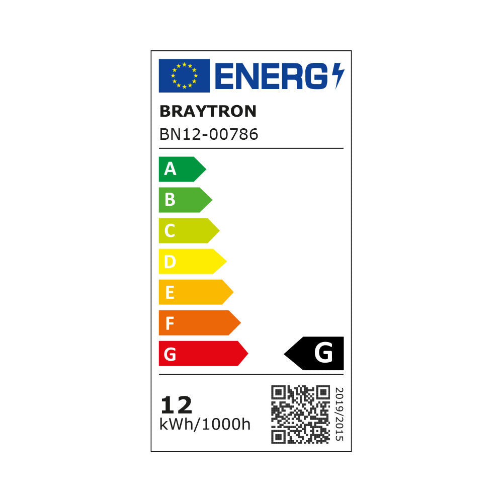 Luminária Braytron Aria 600 12W 3IN1 Dourada IP44 para Espelho | Iluminação Regulável