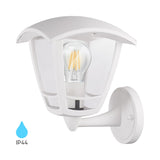 Luminária de Parede Braytron Berlin Branca 1xE27 IP44 | Iluminação Externa