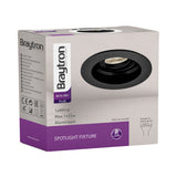 Spot LED Braytron Beta Redondo Preto | Iluminação Direcionada
