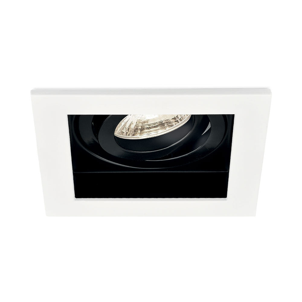 Spot LED Braytron Beta Quadrado 1D Branco | Iluminação Direcionada
