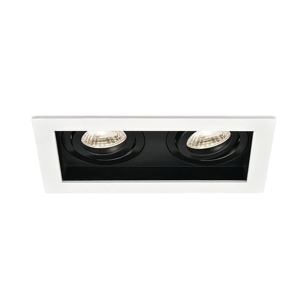 Spot LED Braytron Beta Quadrado 2D Branco | Iluminação Direcionada