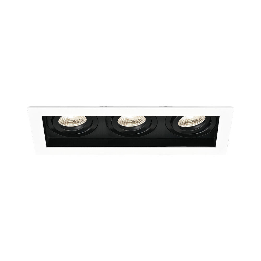 Spot LED Braytron Beta Quadrado 3D Branco | Iluminação Direcionada