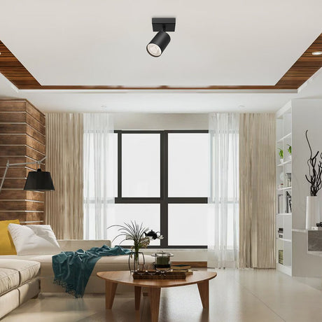 Spot LED Braytron Beta SRQ 1 Preto GU10 | Iluminação Direcionada