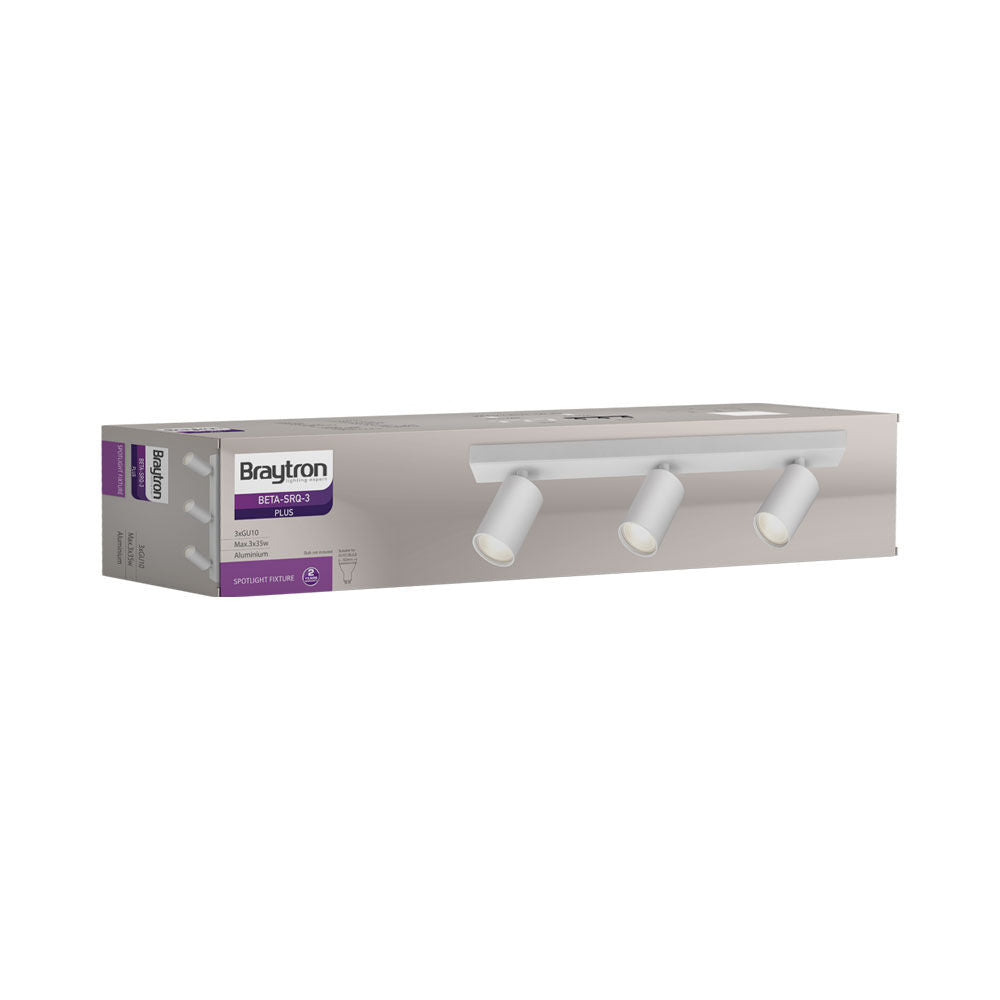 Spot LED Braytron Beta SRQ 3 Branco GU10 | Iluminação Direcionada