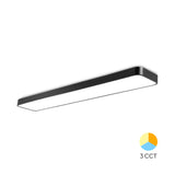 Luminária de Teto Braytron Blade Linear 45W Preta 3IN1 | Iluminação Regulável