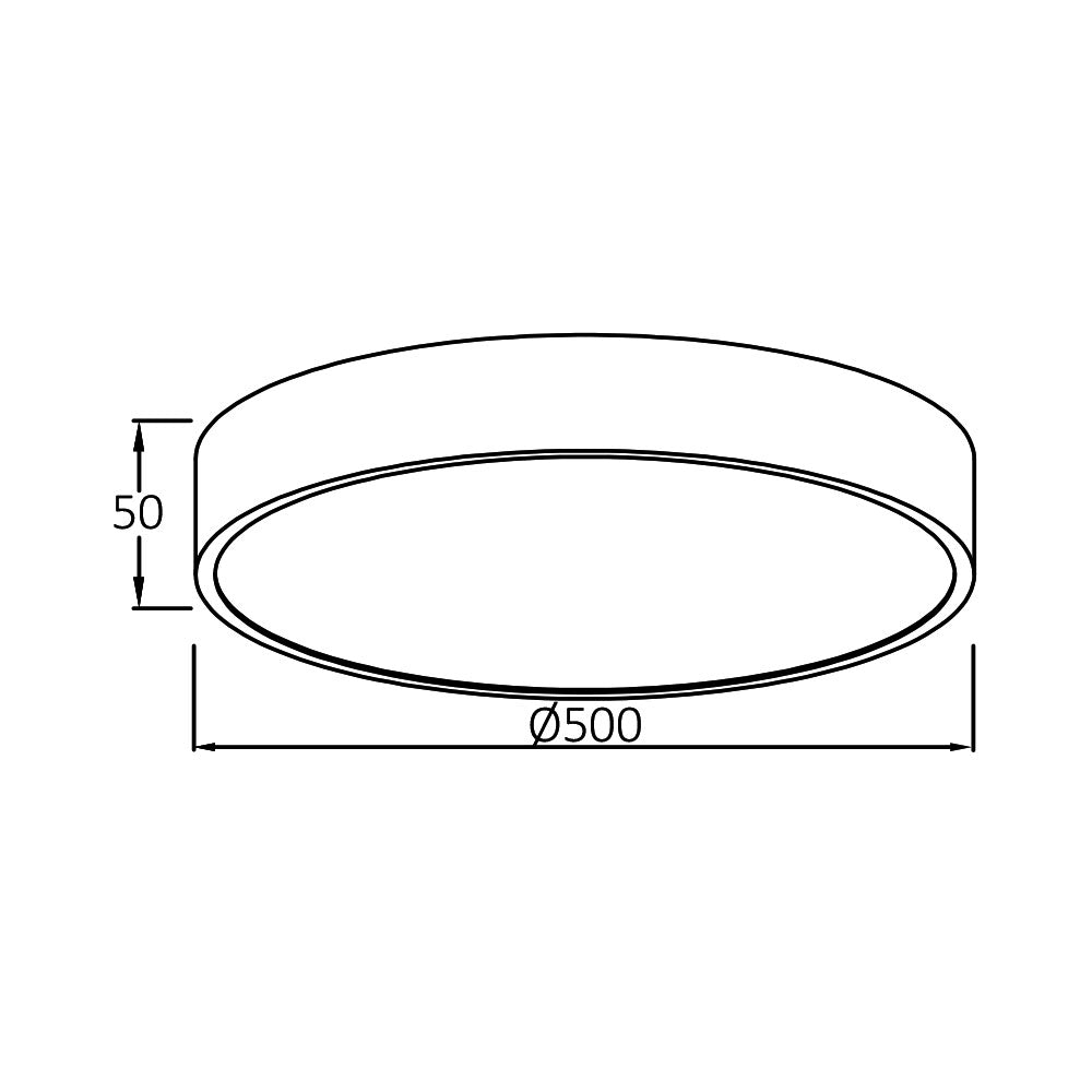 Luminária de Teto Braytron Blade Redonda 45W Madeira com Controle Remoto | Iluminação Regulável