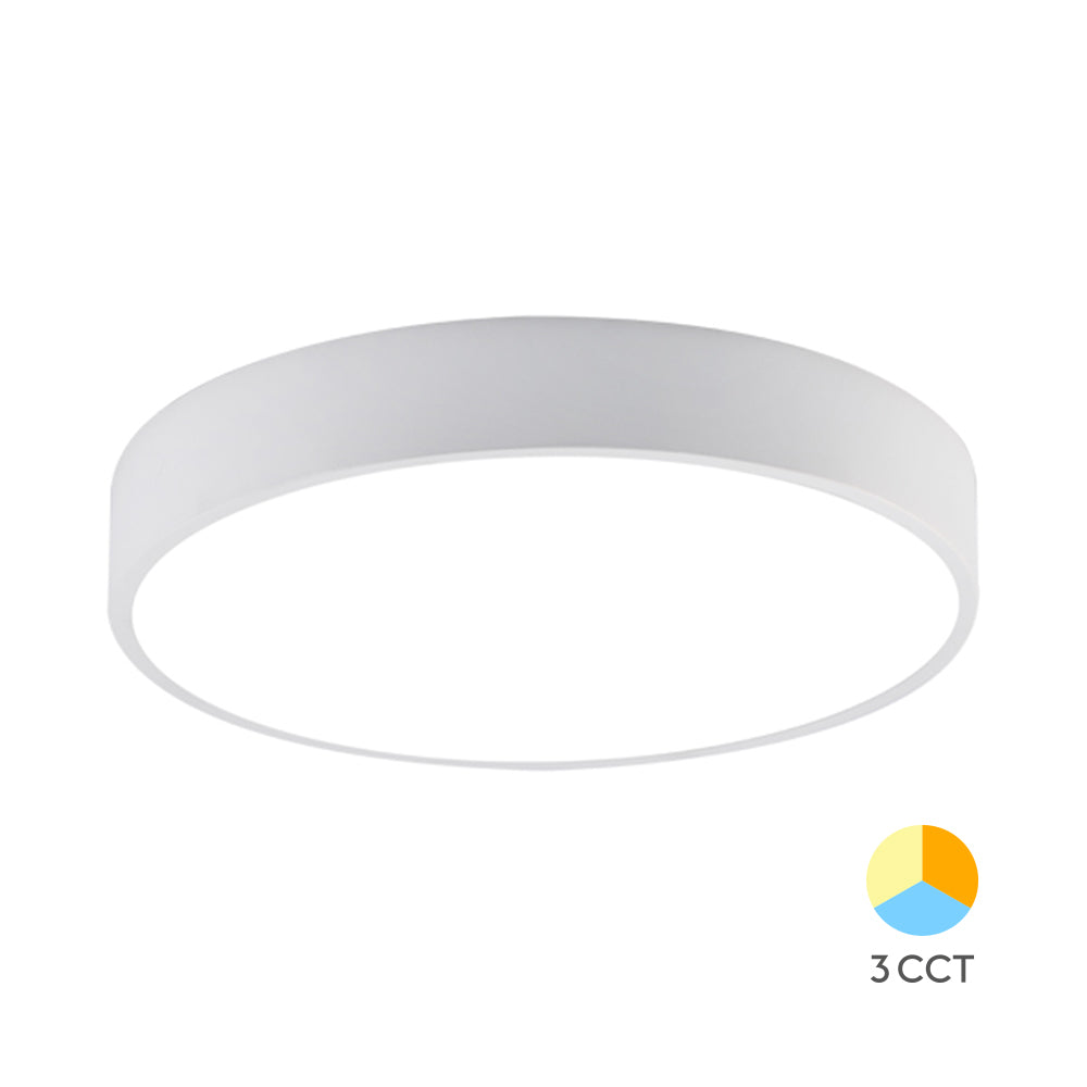 Luminária de Teto Braytron Blade Redonda 36W 3IN1 Branco | Iluminação Direcionada