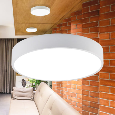 Luminária de Teto Braytron Blade Redonda 36W 3IN1 Branco | Iluminação Direcionada