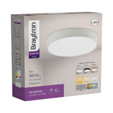 Luminária de Teto Braytron Blade Redonda 45W Branco com Controle Remoto | Iluminação Regulável