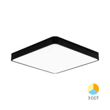 Luminária de Teto Braytron Blade Quadrada 36W 3IN1 Preta | Iluminação Regulável