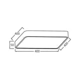Luminária de Teto Braytron Blade Quadrada 36W 3IN1 Preta | Iluminação Regulável