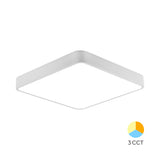 Luminária de Teto Braytron Blade Quadrada 36W 3IN1 Branca | Iluminação Regulável
