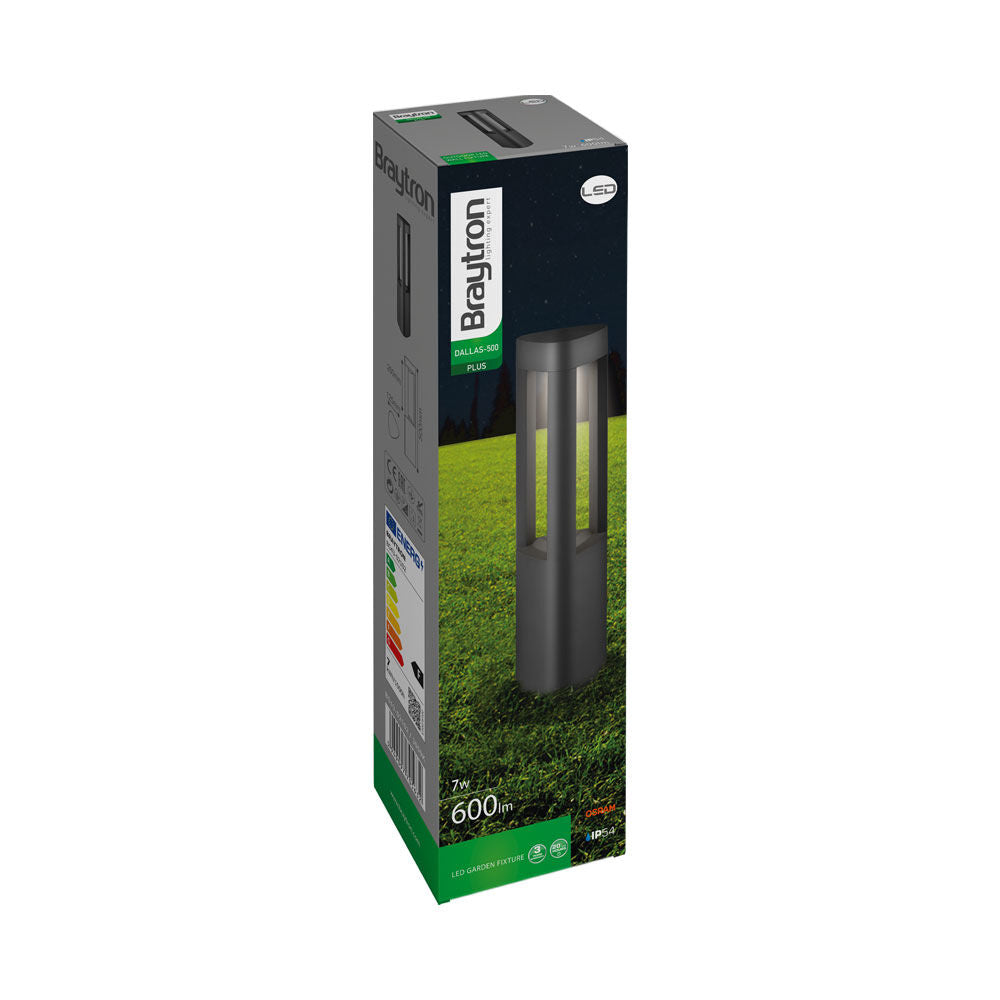 Posto de Luz Braytron Dallas 7W 3000K IP54 | Iluminação Externa