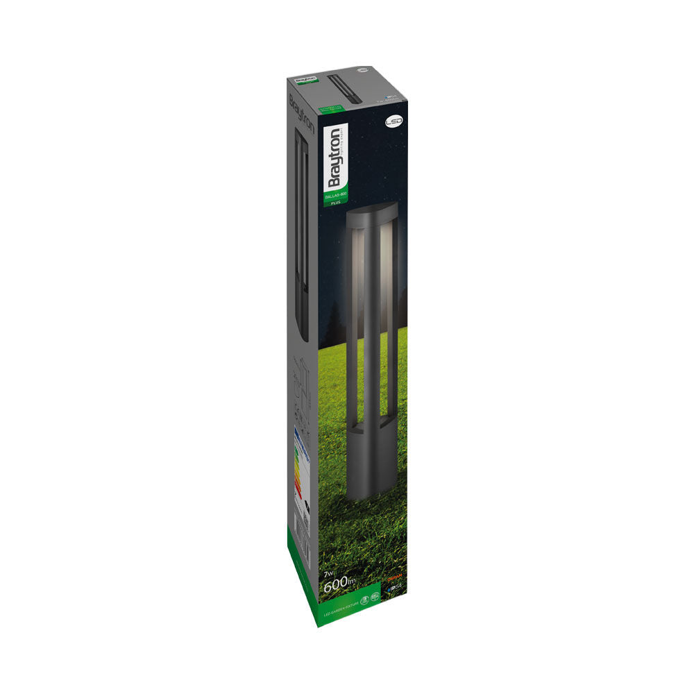 Posto de Luz Braytron Dallas 7W 3000K IP54 | Iluminação Externa