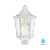 Luminária de Parede Braytron Dublin Branca 1xE27 IP44 | Iluminação Externa