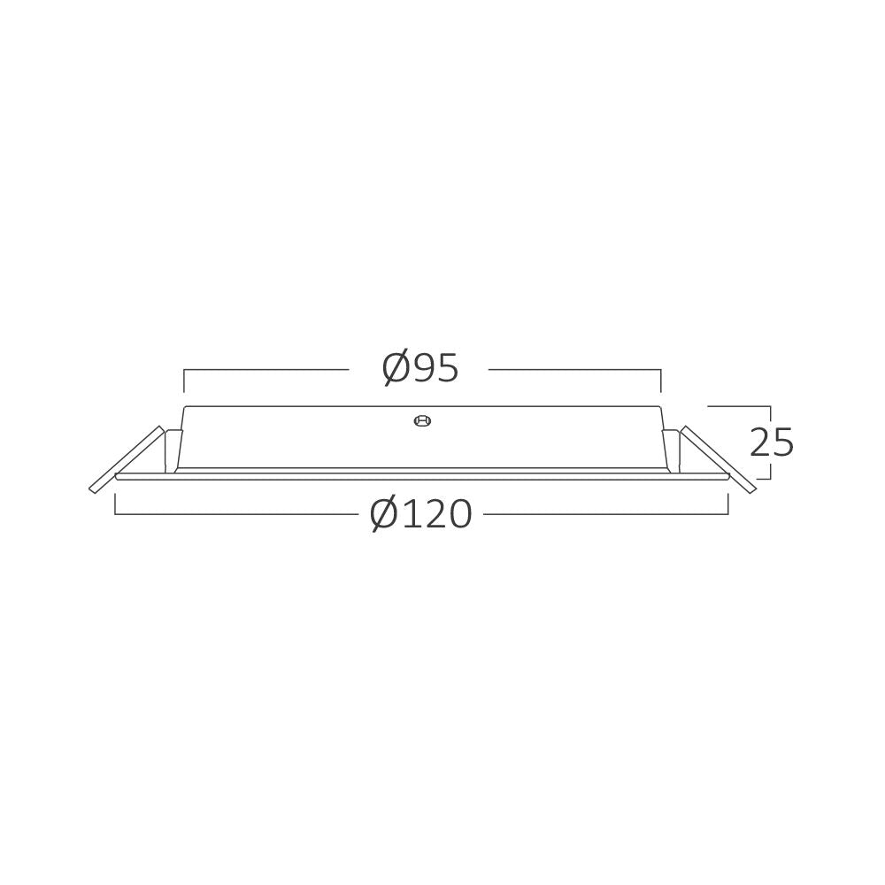 Downlight LED Braytron 6W PLS 6500K | Iluminação LED