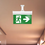 Luminária de Emergência LED 2W Pendente IP20 Braytron com Placa de Saída Inclusa
