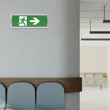 Luminária de Emergência LED 5W IP65 com Sinalização Inclusa Braytron – Saída de Emergência Bivolt