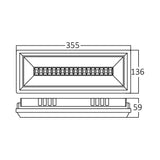 Luminária de Emergência LED 5W IP65 com Sinalização Inclusa Braytron – Saída de Emergência Bivolt