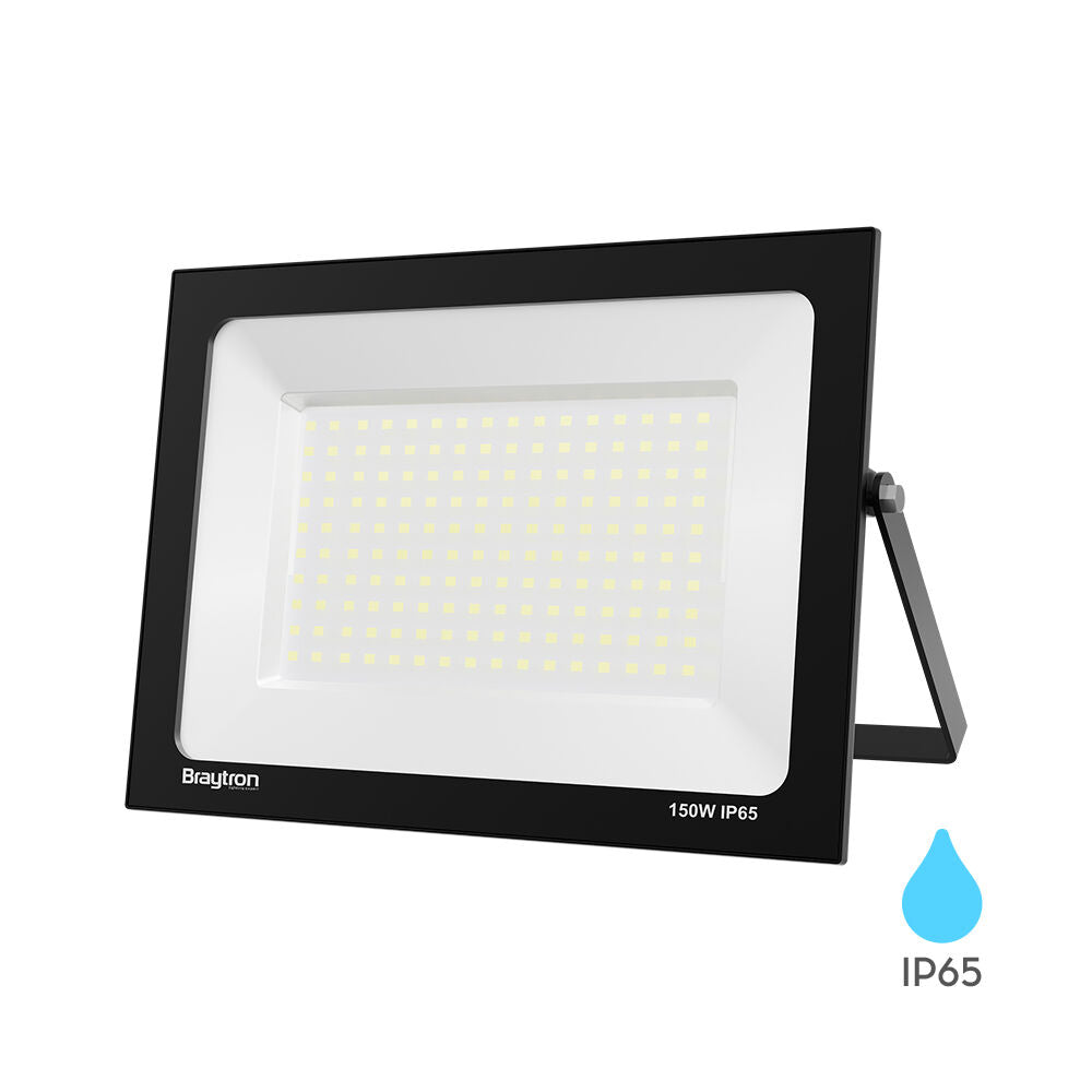 Projetor LED Braytron 150W 3000K | Iluminação Externa à Prova d'Água IP65