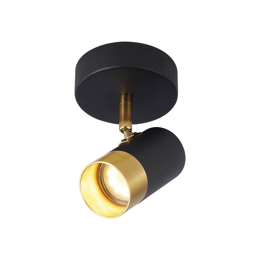 BRY-G002C-1H-1xGU10-GLD-BLC-PENDANT LIGHT
