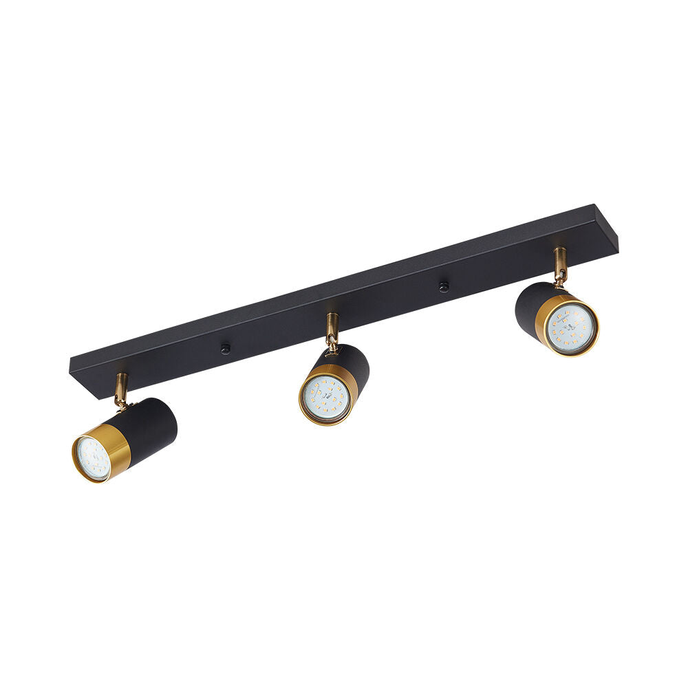 BRY-G002C-3H-3xGU10-GLD-BLC-PENDANT LIGHT