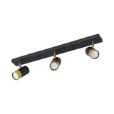 BRY-G002C-3H-3xGU10-GLD-BLC-PENDANT LIGHT