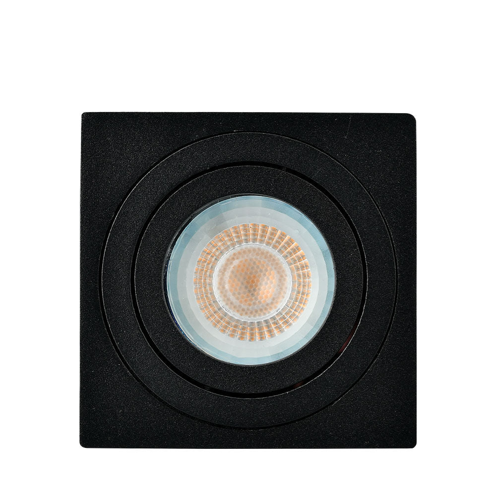 Spot LED Braytron Beta 8012 Quadrado Branco GU10 | Iluminação Direcionada