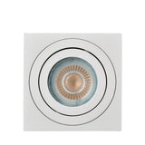 Spot LED Braytron Gama 8011 Quadrado Branco GU10 | Iluminação Direcionada