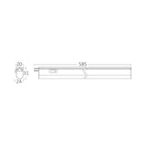 Luminária de Parede Braytron LED Line 14W Redonda Branca 6500K | Iluminação LED