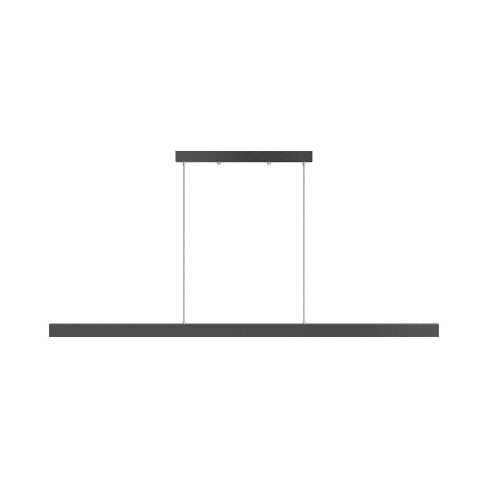 Luminária de Teto Braytron Lina Linear 30W Preta 3IN1 | Iluminação Regulável