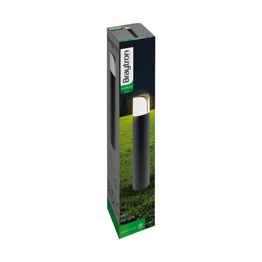 Posto de Luz Braytron Milano 800mm 1xE27 IP44 | Iluminação Externa