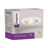 Spot LED Braytron Mitto Redondo Branco | Iluminação Direcionada