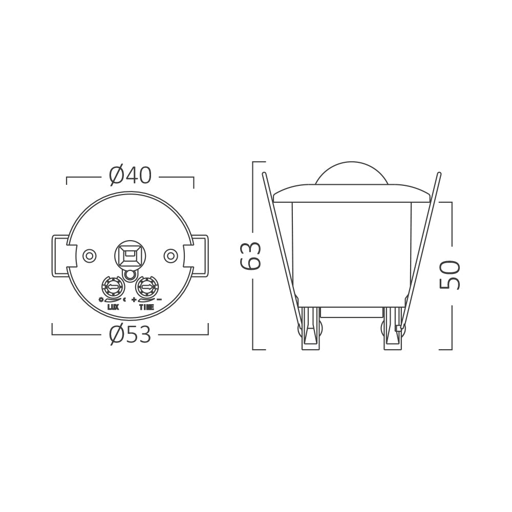 BRAYTRON- MS04 - 360 - MAX 1200W IP20MOTION SENSOR SENSOR
