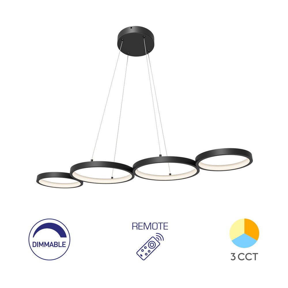 Luminária de Teto Braytron BRY-NELA PD1 RND 60W BLC IP20