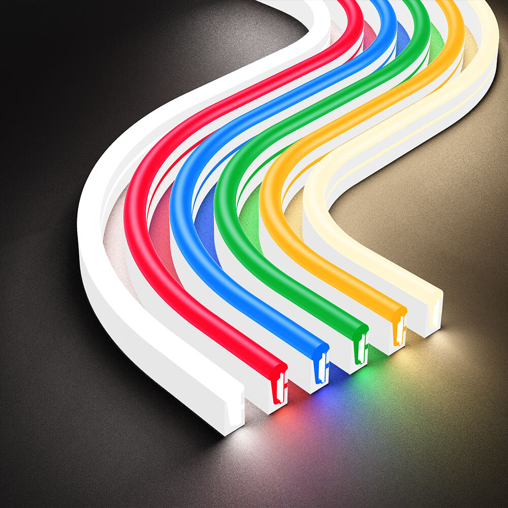 Fita LED Neon Braytron 8x16 220V Âmbar | Iluminação LED Neon