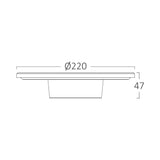 Luminária de Parede Braytron Palermo 12W Preto 1160lm IP65 | Iluminação Externa