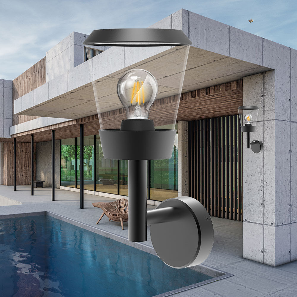 Luminária de Parede Braytron Paris 1xE27 IP54 | Iluminação Externa