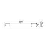 Luminária de Parede Braytron Proline 36W 1.2m PLS 6500K LED | Iluminação LED