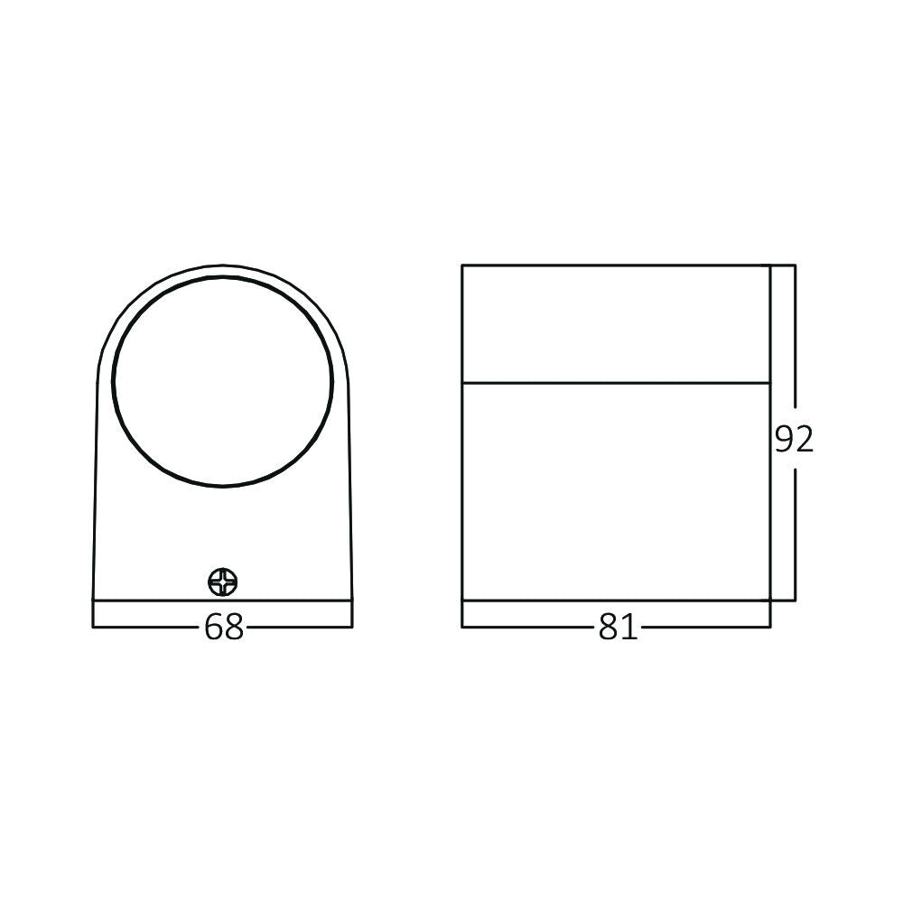 Luminária de Parede BRY-RITA 1xGU10 Niquelada IP44 | Iluminação Externa