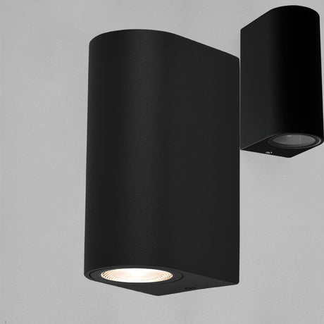 Luminária de Parede BRY-RITA 2xGU10 Preta IP44 | Iluminação Externa
