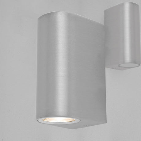 BRAYTRON Luminária de Parede BRY-RITA 2xGU10 Niquelada IP44 | Iluminação Externa