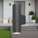 BRAYTRON Luminária de Parede BRY-RITA 2xGU10 Cinza IP44 | Iluminação Externa
