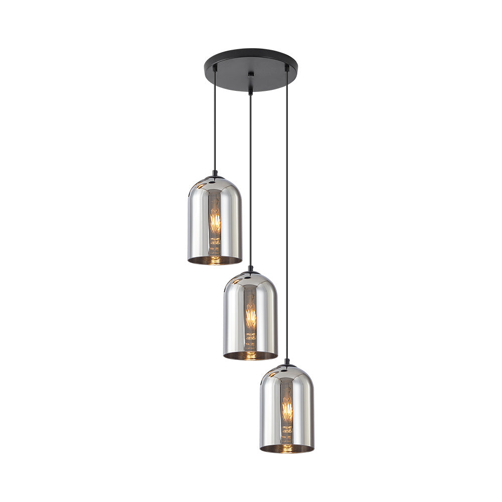 Luminária de Teto Braytron BRY-S004R-3H 3xE27 SMK PENDANT LIGHT